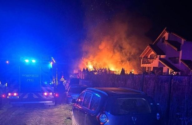 incendiu violent intr o gospodarie din municipiul tulcea 693fb34f34554