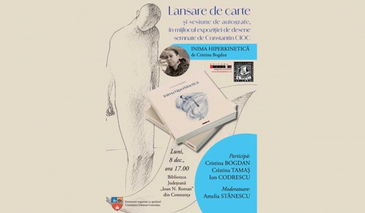 lansare de carte inima hiperkinetica de cristina bogdan luni 8 decembrie la biblioteca judeteana constanta 6931a219c1f55
