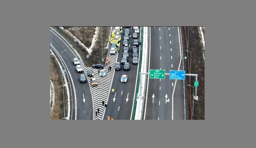 live din drona s a deschis circulatia pe autostrada a7 focsani adjud infrastructura rutiera de mare viteza din romania atinge borna de 1 418 km 694a5f104bc95