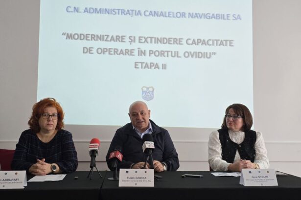 live foto video conducerea cn acn sa declaratii la finalizarea lucrarilor de modernizare si extindere din portul ovidiu ce spun directorul florin goidea echipa de proiect si constructorii 69393b71bf47a