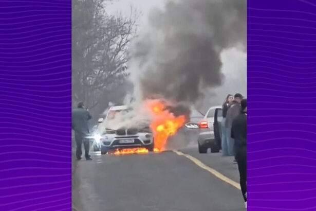 masina in flacari pe centura bucurestiului traficul e blocat sute de soferi sunt afectati 694fe6257208d