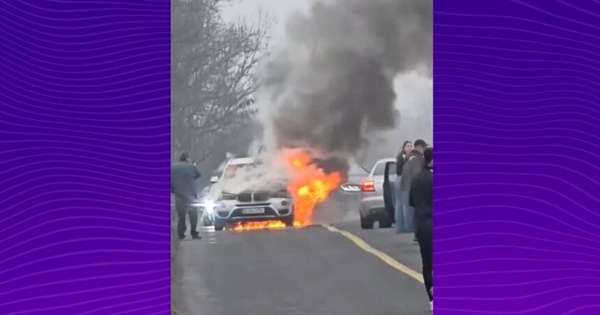 masina in flacari pe centura bucurestiului traficul e blocat sute de soferi sunt afectati 694fe6257208d