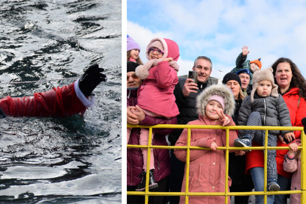 mos craciun scafandru ajunge in portul militar constanta cand il pot intalni cei mici 6943b5dcf2a8e