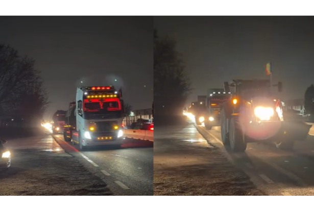 protest la mangalia tir uri camioane tractoare si autoturisme se deplaseaza pe dn 39 69499a16de9f3