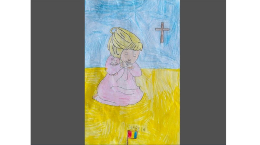 scrisoarea papei leon pentru o fetita din romania copila ii trimisese un desen si o rugaciune pentru copiii loviti de razboi 694ea7e0d471e