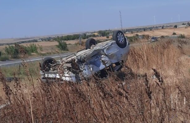 un sofer s a rasturnat cu masina intre localitatile pestera si remus opreanu judetul constanta 69354380e6ec1