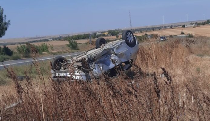 un sofer s a rasturnat cu masina intre localitatile pestera si remus opreanu judetul constanta 69354380e6ec1
