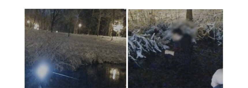 video alerta 112 urmarit de o haita de caini un barbat a cazut in lac si a ramas blocat in namol 69525985ed351