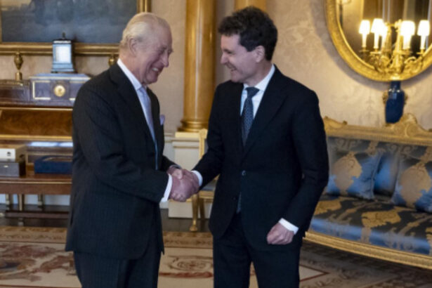 video presedintele nicusor dan a fost primit de regele charles la palatul buckingham 6942ef67624de