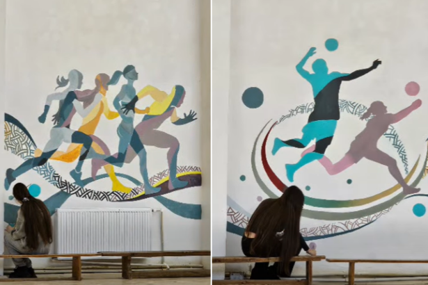 video sala de sport a colegiului national de arte regina maria din constanta o transformare spectaculoasa imbinand miscarea cu arta 693bbb552b939