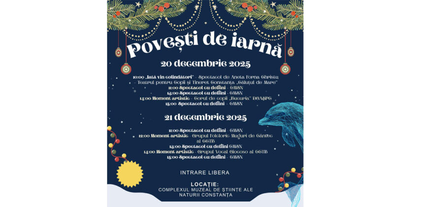 week end magic spectacole cu delfini si momente artistice gratuite la complexul muzeal de stiinte ale naturii constanta 6943c3ec930c7