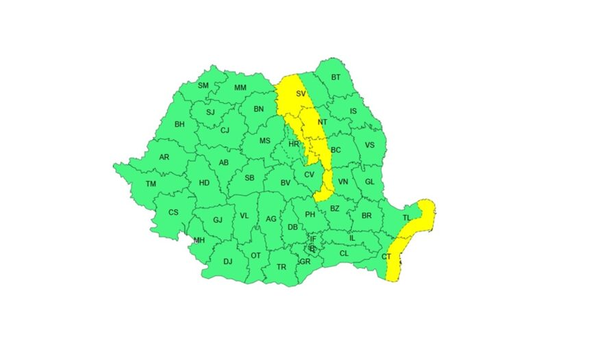 alerta meteo pentru dobrogea cod galben pana luni 5 ianuarie 2026 date oficiale de la meteorologi 6958d4f3074ba