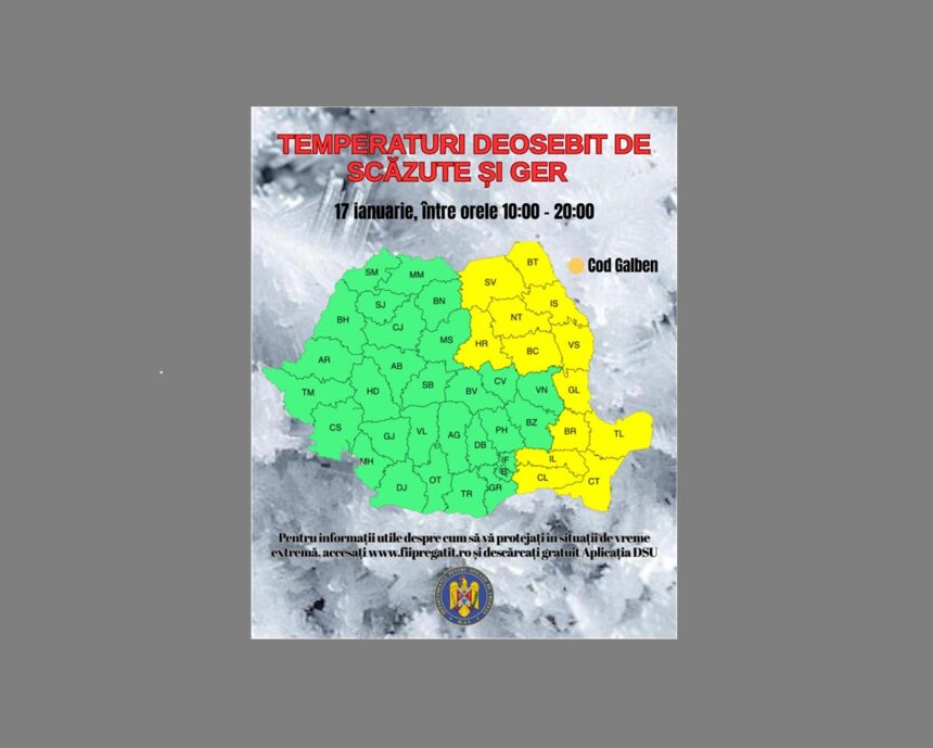 avertizare meteo din partea dsu in dobrogea vor fi temperaturi deosebit de scazute iata cat dureaza codul galben 696b4d879cd71