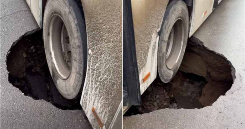 care este cauza surparii asfaltului pe strada din braila unde un autobuz de calatori a ramas blocat anuntul autoritatilor 697888e3606a0