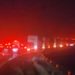 coloana de masini pe cinci kilometri pe autostrada a1 la nodul rutier din localitatea margina recomandarile politistilor 695a9fdc43d61