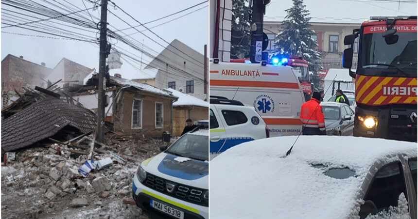 explozie puternica la sediul politiei rutiere din lugoj doua persoane cu arsuri transportate la spital 696745bc776e8