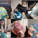 foto compania iulius a transformat castile de protectie pe santier intr un sevalet atipic pentru elevii colegiului national de arte regina maria 6978cd4a04b02