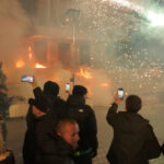 galerie foto protest antiguvernamental la tirana mii de oameni in strada confruntari cu fortele de ordine 69760203c7b17