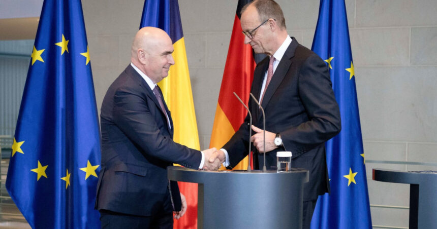 ilie bolojan l a invitat pe cancelarul friedrich merz la bucuresti vom duce proiectele comune mai departe 697b7cbcab38d