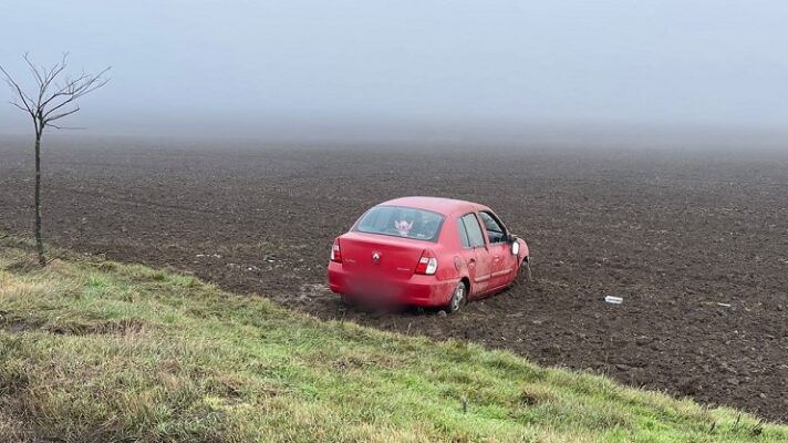 o tanara soferita a iesit cu masina in decor la limita dintre judetele tulcea si constanta 695ad291819ad