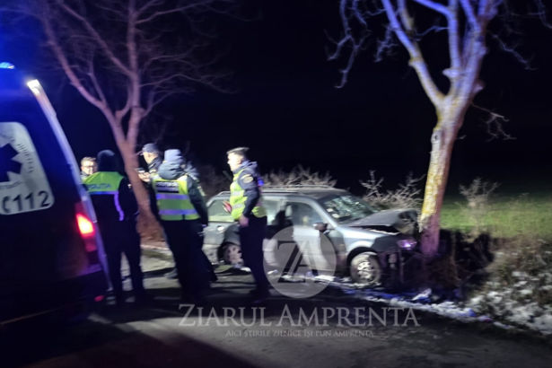 un autoturism a intrat intr un copac de pe maginea dc 47 in zona comunei lipnita 696278efc3d5d