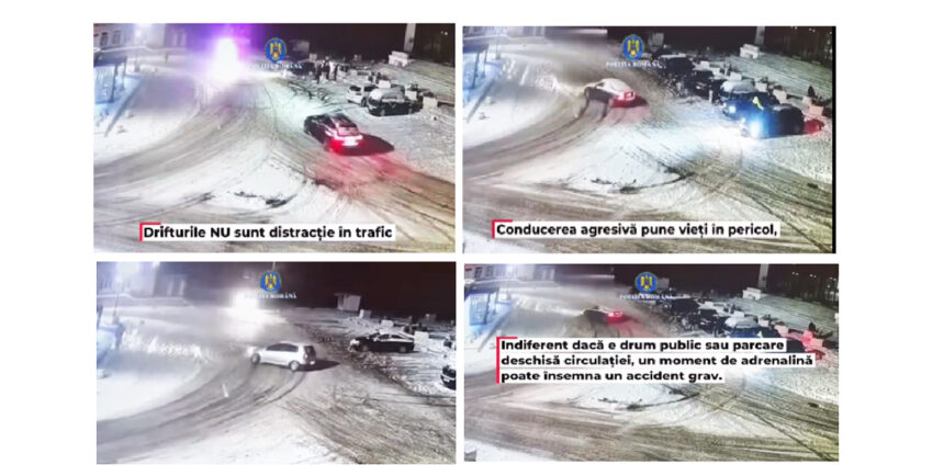 video drifturi ilegale surprinse de politisti intr un sens giratoriu ce au patit soferii prinsi in flagrant 695d2f591976f