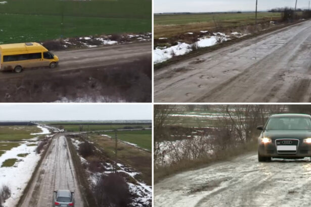 video sat despartit de lume de un drum cu gropi cum arata soseaua de 13 kilometri care nu a fost asfaltata niciodata dezastru 6979a2239a337