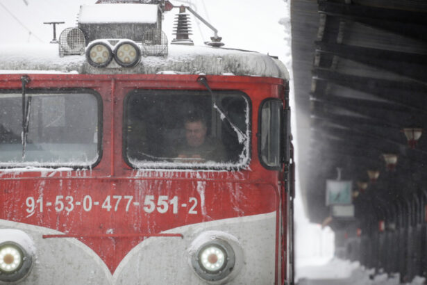 20 de trenuri au fost suspendate din cauza ninsorilor ruta ploiesti bucuresti inchisa din cauza copacilor cazuti 6995714ee0bcb