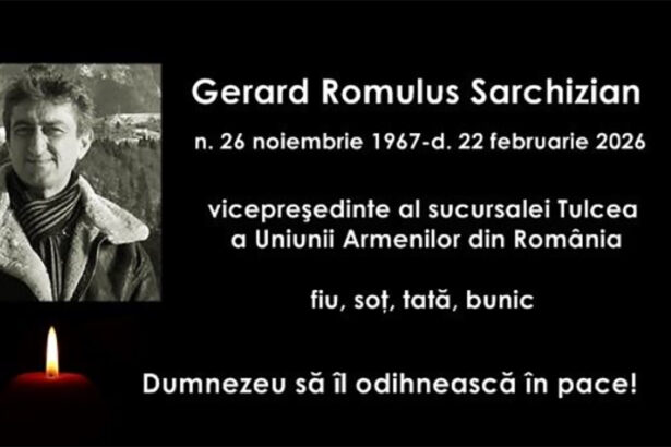 a trecut in nefiinta gerard romulus sarchizian vicepresedintele uniunii armenilor din romania sucursala tulcea 699bf55373f64