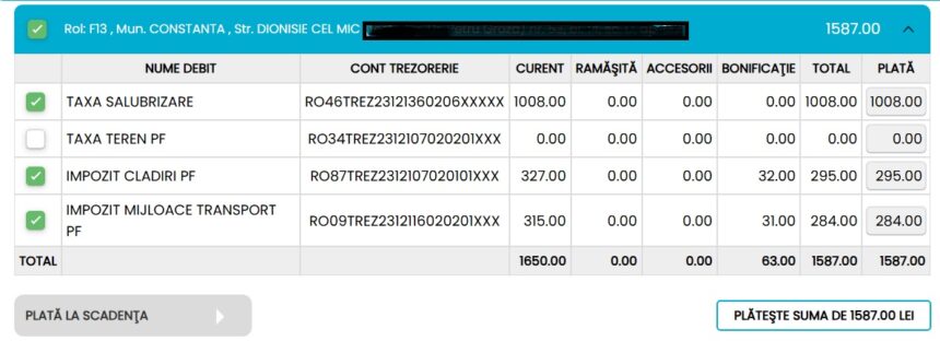 dispare taxa de 200 de lei spit a eliminat o din conturile constantenilor dupa hotararea tribunalului 6985b5d43c1d7
