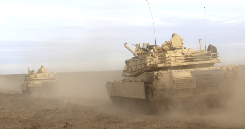 exercitii militare in poligonul smardan la care a participat si armata sua cu mai mule tancuri abrams 698365c5522ea