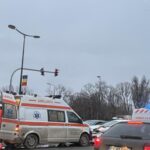 foto accident intre o ambulanta saj si o masina in zona garii constanta pacienta in stare critica preluata de alt echipaj 69940c08e033e