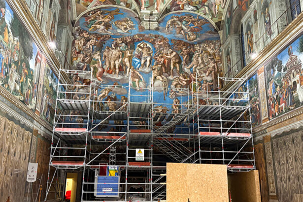 foto capela sixtina revine in atentie restaurarea judecatii de apoi incepe dupa 30 de ani 6981d17127ef4
