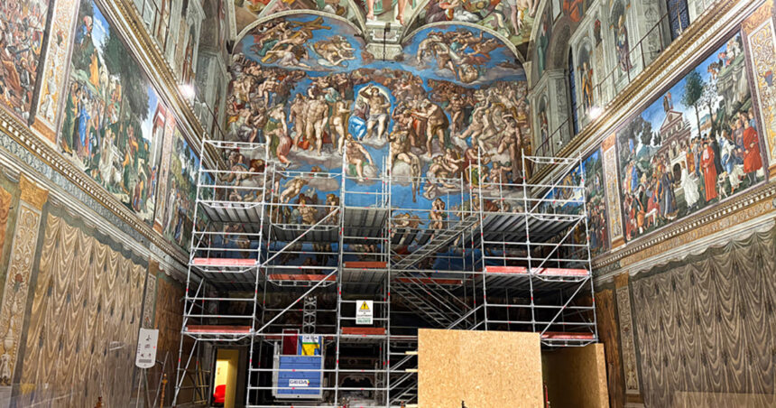foto capela sixtina revine in atentie restaurarea judecatii de apoi incepe dupa 30 de ani 6981d17127ef4