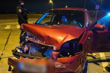 foto copilas de 3 ani implicat intr un accident pe autostrada a4 au intervenit jandarmii 698061e53bca6