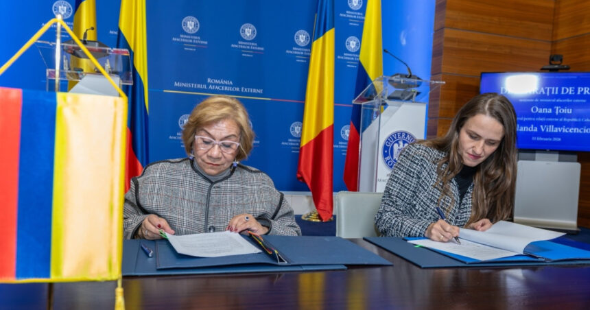 foto oana toiu si sefa diplomatiei columbiene au inaugurat ambasada republicii columbia la bucuresti dupa 24 de ani de absenta 698ce3090a908