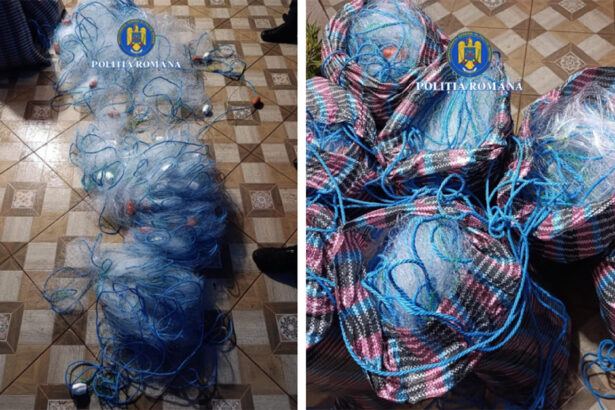 foto perchezitii cu mascatii la braconierii din judetul tulcea au fost confiscate unelte ilegale de 100 000 de lei 697f291ab5f85