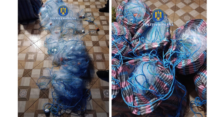 foto perchezitii cu mascatii la braconierii din judetul tulcea au fost confiscate unelte ilegale de 100 000 de lei 697f291ab5f85