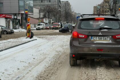 galerie foto atentie soferi in constanta se circula in conditii de iarna 6980572c0b941