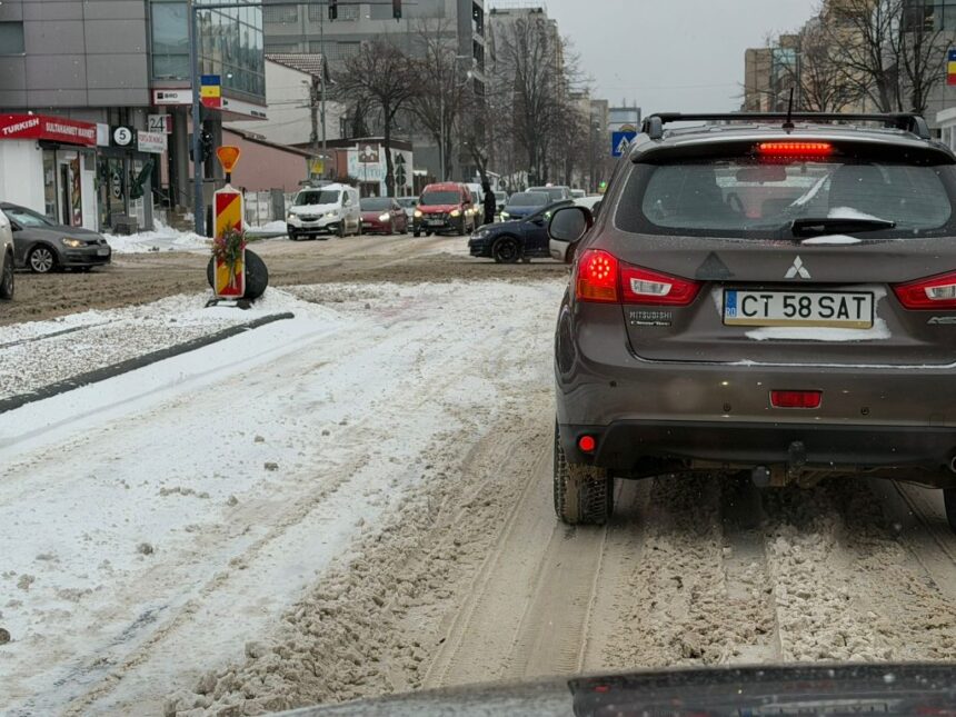 galerie foto atentie soferi in constanta se circula in conditii de iarna 6980572c0b941