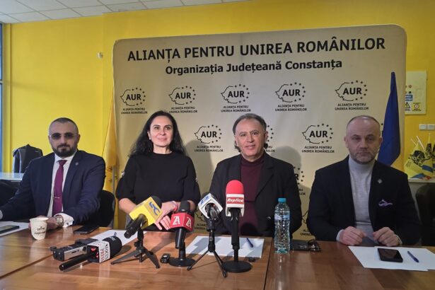 video conferinta de presa organizata de conducerea aur constanta alexandra pacuraru noul vicepresedinte pe zona dobrogea 698dbe997ad95