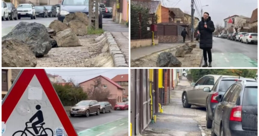 video cum vrea un oras din vestul tarii sa i impiedice pe soferi sa mai parcheze pe trotuare si spatii verzi oamenii se revolta e penibil 699012ab5026e