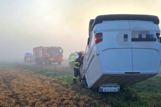 accident cu 9 masini pe dn3 aproape de iesirea pe autostrada a4 constanta ovidiu 13 persoane implicate 69a7cbccece98