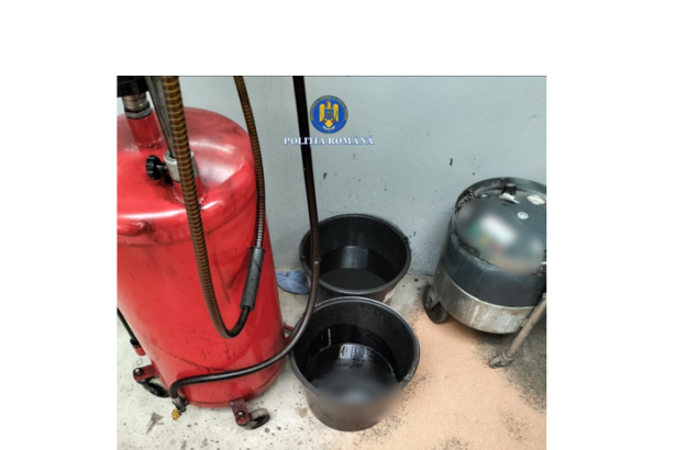 constanta amenzi de peste 90 000 de lei dupa controale politistilor de mediu 1 400 de litri de ulei auto uzat confiscati 69ac0da45d3ae