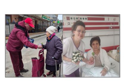 de 1 martie asociatia suflete deschise si arimex comexim 2000 srl au daruit emotie si bucurie femeilor din upu constanta celor internate in spitale dar si batranelor din caminul din poarta alba 69a4595c02826
