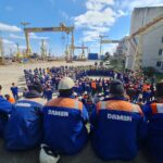 foto a noua zi de protest la damen shipyards mangalia sa au fost atat de multe zile negre ca oamenii nu mai au nici de unde sa se imprumute 69cbc6af3a8ed