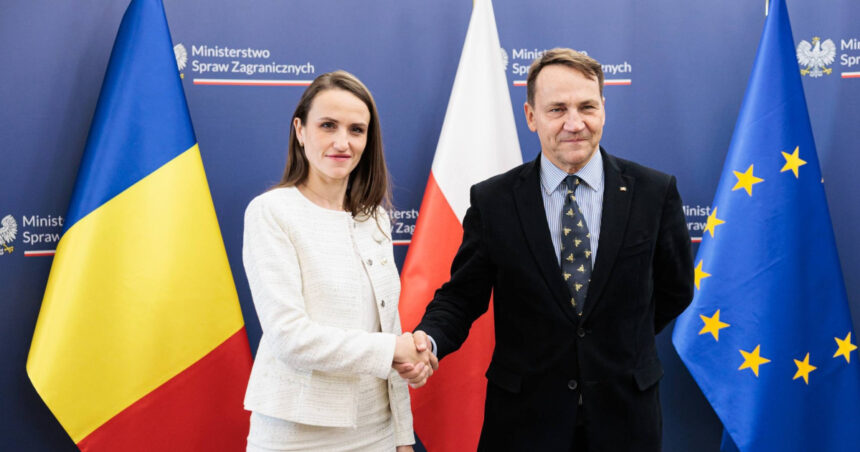 foto ministrul de externe oana toiu discutii cu omologul sau in polonia planul de actiune bilateral urmeaza sa fie semnat in acest an 69a7448eeb9da
