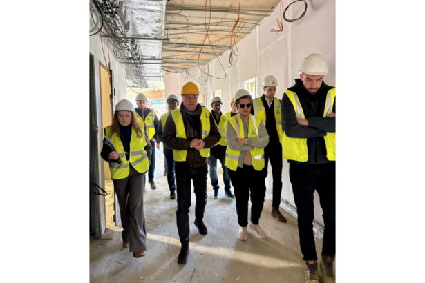 foto proiectul noului corp al spitalului mama si copilul din constanta a depasit 50 vizita a secretarului de stat de la mipe pe santierul de lucru 69b0610684462