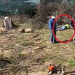 foto video interventie de urgenta pe santierul unde cambela prod amenajeaza o parcare un barbat gasit intins pe jos 69c66ed8017a5