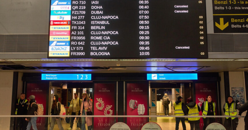 inca 29 de zboruri din sau spre bucuresti au fost anulate din cauza razboiului din orientul mijlociu ce destinatii sunt vizate 69a7e2c34bcf5